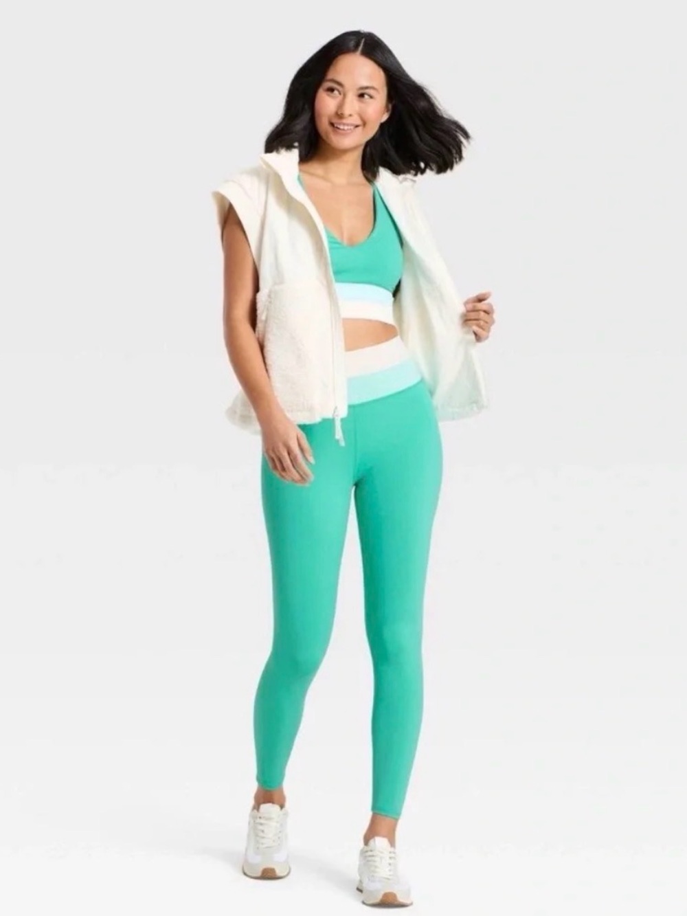JoyLab Seamless High-Waist Color Block Leggings Size XXL *NEW
